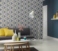 Designová vliesová tapeta 96042-2 s geometrickým motivem z kolekce Move your Wall pochází od známého německého výrobce A.S. Création