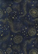 Dekorativní samolepicí tapeta Hvězdná noční obloha - hvězdy zářící na noční obloze - STARRY NIGHT, 45 cm x 2 m - značkové samolepící tapety Venilia Gekkofix