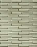 Samolepicí 3D dekorace ze sametu, veluru, khaki, zelené cihly, rozměr 1,5 m x  0,69 m x 4-7 mm / obklad na stěnu VEL011