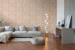 Vliesová tapeta oranžové, růžové květy (0,53 x 10,05 m) 791672 / Tapety na zeď 79167-2 PintWalls III A.S.Création