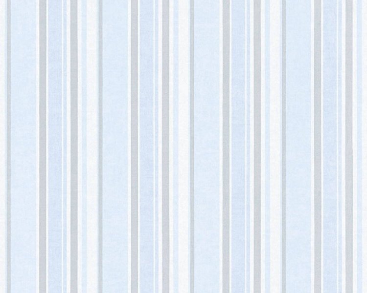 Dětská vliesová tapeta 35849-3 modré pruhy / Vliesové tapety na zeď 358493 Dimex 2020 (0,53 x 10,05 m) A.S.Création