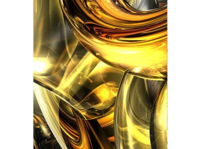 Vliesová fototapeta Zlatý abstrakt 225 x 250 cm + lepidlo zdarma / MS-3-0291 vliesové fototapety na zeď DIMEX