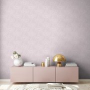 Secesní ornamentální tapeta květinovém vintage stylu v odstínech růžové barvy - vliesová tapeta od A.S.Création