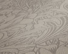 Secesní ornamentální tapeta květinovém vintage stylu v odstínech béžové a hnědé barvy - vliesová tapeta od A.S.Création