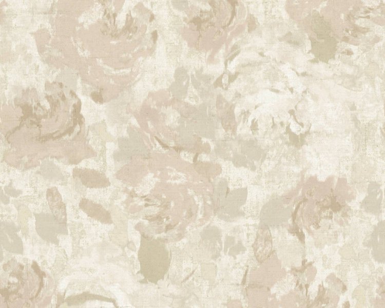 Vliesová tapeta 36772-3 béžová, šedá květy / Tapety na zeď 367723 Character (0,53 x 10,05 m) A.S.Création