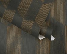 Vliesová 3D tapeta grafická hnědá, metalická 385924 / Tapety na zeď 38592-4 Geo Effect (0,53 x 10,05 m) A.S.Création