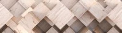 Samolepicí bordura 3D dřevo, dřevěné bloky WB8210 (14 cm x 5 m) / WB 8210 3D Wood dekorativní samolepicí bordury AG Design
