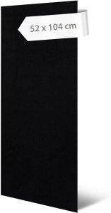 Akustický panel filc v půnoční černé barvě, materiál rPET-plsť, 52 x 104 cm / stěnový obklad Modular Wall 136750 AS Création