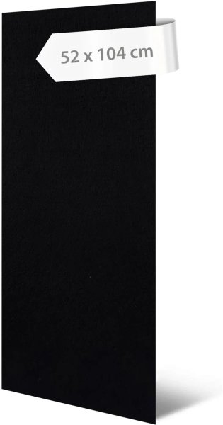 Akustický panel filc v půnoční černé barvě, materiál rPET-plsť, 52 x 104 cm / stěnový obklad Modular Wall 136750 AS Création