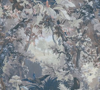 Vliesová tapeta na zeď modrá, les, příroda, neoklasicistní styl 376523 / vliesové tapety 37652-3 History of Art (0,53 x 10,05 m) A.S.Création