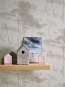 Moderní vliesová tapeta na zeď hnědá, krémová - stromy, příroda, v neoklasicistním stylu z kolekce History of Art