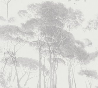 Vliesová tapeta na zeď šedá, krémová, stromy, příroda, neoklasicistní styl 376513 / vliesové tapety 37651-3 History of Art (0,53 x 10,05 m) A.S.Création