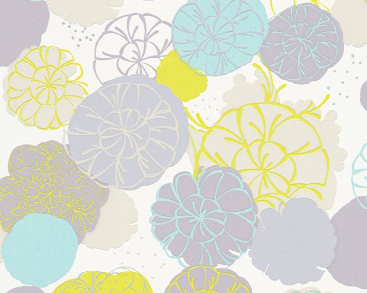 Vliesová tapeta barevná, květiny 32763-1 / Tapety na zeď 327631 Esprit 12 (0,53 x 10,05 m) A.S.Création