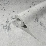 Vliesová tapeta stříbrná, šedá betonová stěrka 0,53 x 10,05 m / Tapety na zeď City Romance 35144 Marburg