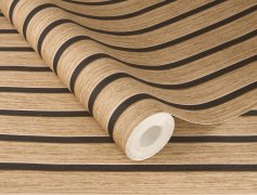 Samolepicí tapeta hnědé dřevěné lamely 0,53 x 6 m / Tapety na zeď 370102 Rasch