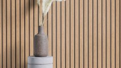 Samolepicí tapeta hnědé dřevěné lamely 0,53 x 6 m / Tapety na zeď 370102 Rasch