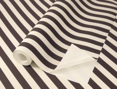 Samolepicí tapeta Lenny černé a bílé pruhy 0,53 x 6 m / Tapety na zeď 372120 Rasch