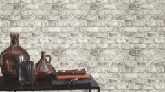 Samolepicí tapeta Clayton šedá cihla 0,53 x 6 m / Tapety na zeď 371932 Rasch