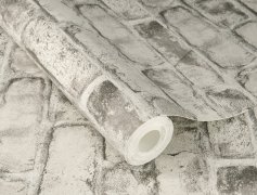 Samolepicí tapeta Clayton šedá cihla 0,53 x 6 m / Tapety na zeď 371932 Rasch