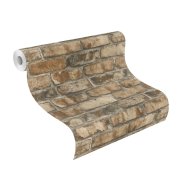 Samolepicí tapeta Clayton hnědá cihla 0,53 x 6 m / Tapety na zeď 371918 Rasch