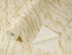 Samolepicí tapeta Carrara , hnědý mramor 0,53 x 6 m / Tapety na zeď 371611 Rasch