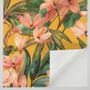 Samolepicí tapeta Magnolia, květy Magnolie v akvarelovém vzhledu  0,53 x 6 m / Tapety na zeď 371130 Rasch