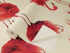 Samolepicí tapeta Flamazing, Plameňáci  0,53 x 6 m / Tapety na zeď 370805 Rasch