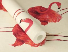 Samolepicí tapeta Flamazing, Plameňáci  0,53 x 6 m / Tapety na zeď 370805 Rasch