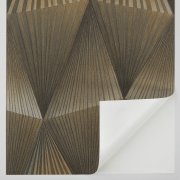 Samolepicí tapeta Cairo, geometrický 3D motiv, černá, zlatá 0,53 x 6 m / Tapety na zeď 370713 Rasch