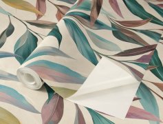 Samolepicí tapeta Fiesta, barevné listy 0,53 x 6 m / Tapety na zeď 370614 Rasch