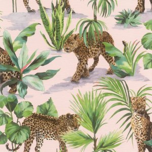 Samolepicí tapeta Savanna, oáza s leoprdem  0,53 x 6 m / Tapety na zeď 370409 Rasch