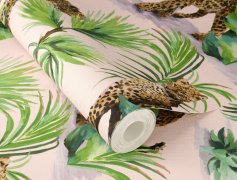 Samolepicí tapeta Savanna, oáza s leoprdem  0,53 x 6 m / Tapety na zeď 370409 Rasch