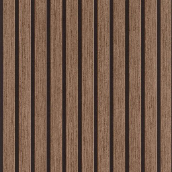 Samolepicí tapeta Echo, hnědé dřevěné lamely 0,53 x 6 m / Tapety na zeď 370119 Rasch