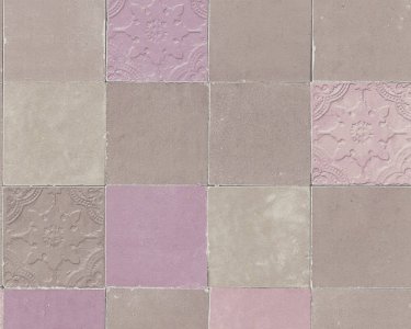 Vliesová tapeta 374062 fialová, růžová, béžová, dlaždice / Tapety na zeď 37406-2 New Walls (0,53 x 10,05 m) A.S.Création