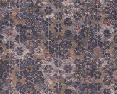Vliesová tapeta 373914 fialová, zlatá, geometrická, květy / Tapety na zeď 37391-4 New Walls (0,53 x 10,05 m) A.S.Création