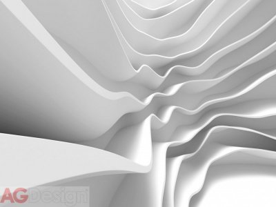 Vliesová fototapeta Bílý abstrakt, látka, sklady FTNXXL-2403 / fototapety na zeď  Intricacy (360 X 270 cm) AG Design