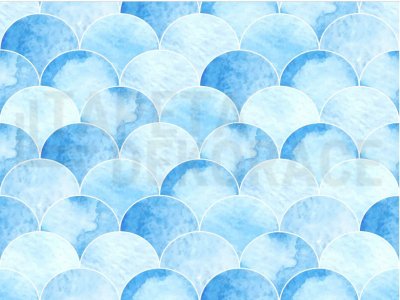 Samolepící tapeta Modrá kolečka, míčky šířka 45 cm, metráž 14111 / samolepicí fólie a tapety MERMAID Venilia / Gekkofix