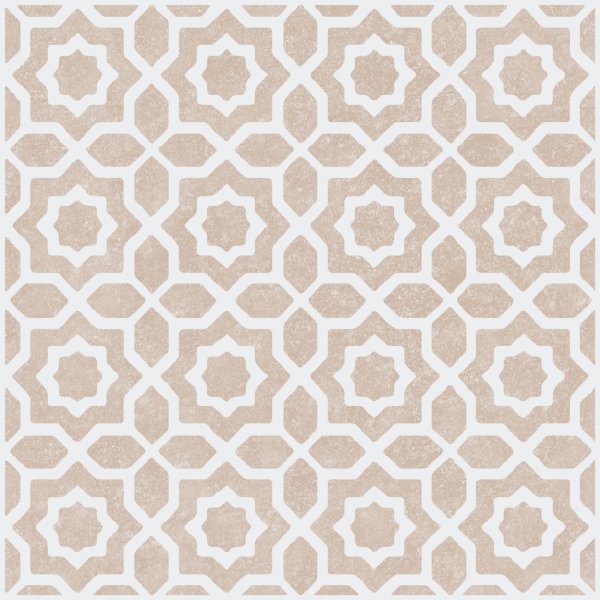 Samolepicí podlahové čtverce PVC Marocká dlažice, béžová dlažba (30,5 x 30,5 cm) 2745086 / samolepící vinylové podlahy - PVC dlaždice 274-5086 d-c-fix floor