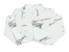 Podlahové PVC šestihrany Hexagon mramor světlý - samolepicí podlahové PVC dlaždice D-C-FIX FLOOR 274-5603