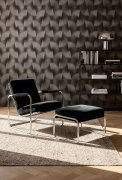 Vliesová tapeta - 3D efekt geometrická černá, metalická (0,53 x 10,05 m) 792523 / Tapety na zeď 79252-3 The TrendSpectrum A.S.Création