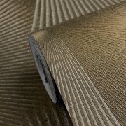Vliesová tapeta - 3D efekt geometrická hnědo-šedá, metalická (0,53 x 10,05 m) 792524 / Tapety na zeď 79252-4 The TrendSpectrum A.S.Création