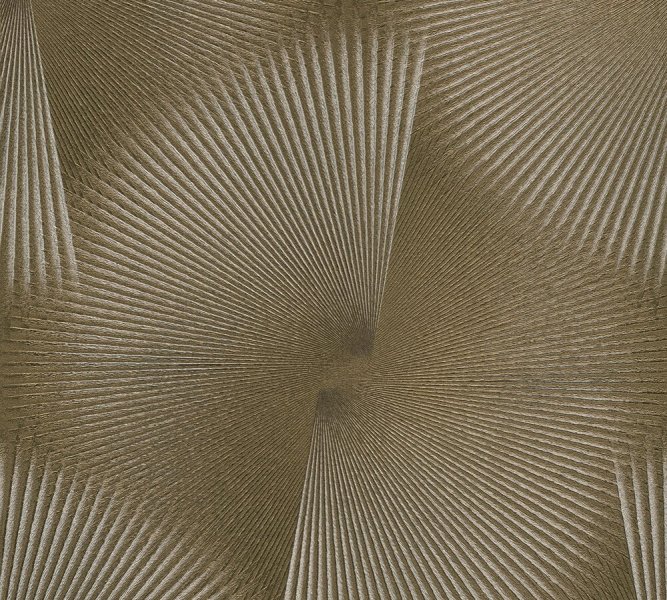 Vliesová tapeta - 3D efekt geometrická hnědo-šedá, metalická (0,53 x 10,05 m) 792524 / Tapety na zeď 79252-4 The TrendSpectrum A.S.Création