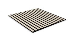 Akustický lamelový panel pravé dřevo, světlá dubová dýha na filcovém podkladu, rozměr 52 x 52 cm z kolekce Modular Wall A.S.Création