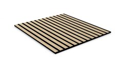 Akustický lamelový panel pravé dřevo, střední dubová dýha na filcovém podkladu, rozměr 52 x 52 cm z kolekce Modular Wall A.S.Création - DD136699