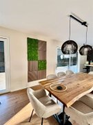 Akustický lamelový panel pravé dřevo, střední dubová dýha na filcovém podkladu, rozměr 52 x 52 cm z kolekce Modular Wall A.S.Création - DD136699