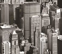 samolepicí tapeta město mrakodrapů