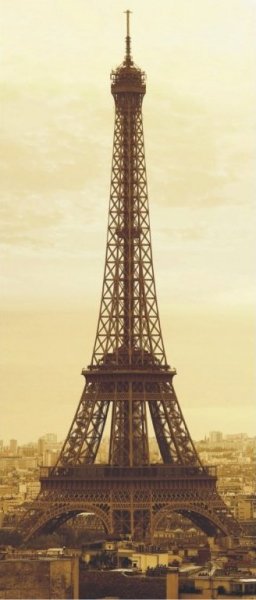 Fototapeta Eiffelova věž, Paříž FTNV2815 / Fototapety na zeď, dveře 1-dílné La Tour Eiffel Paris FTNV 2815 (90 x 202cm) AG Design