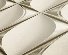 Vliesová 3D tapeta grafická stříbrno-bílá, šedo-béžová 386912 / Tapety na zeď 38691-2 My Home My Spa (0,53 x 10,05 m) A.S.Création