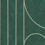 Vliesová tapeta geometrická zelená, zlatá 386993 / Tapety na zeď 38699-3 My Home My Spa (0,53 x 10,05 m) A.S.Création