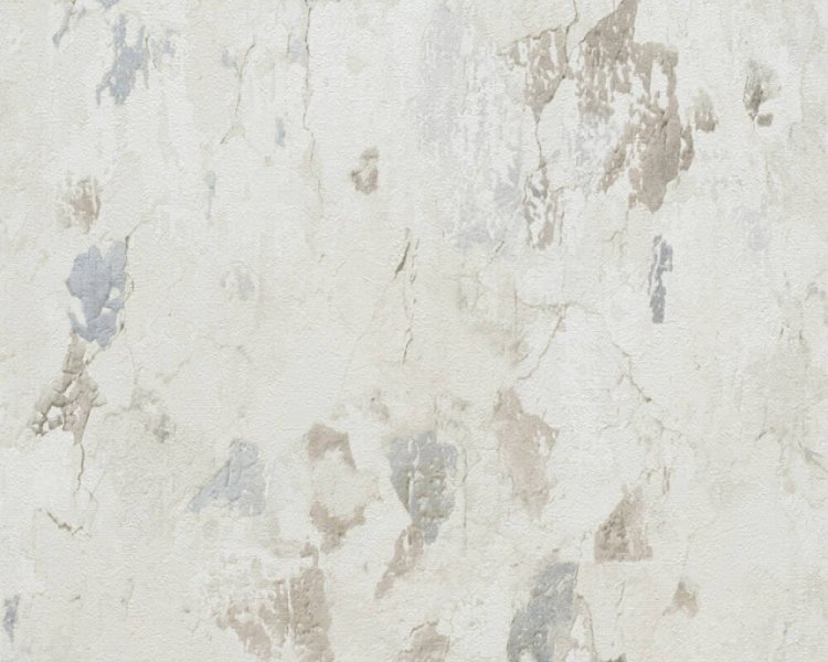 Vliesová tapeta strukturovaná omítka, štuk, rustikální styl, krémová, šedá 379544 / Tapety na zeď 37954-4 Metropolitan Stories 2 (0,53 x 10,05 m) A.S.Création